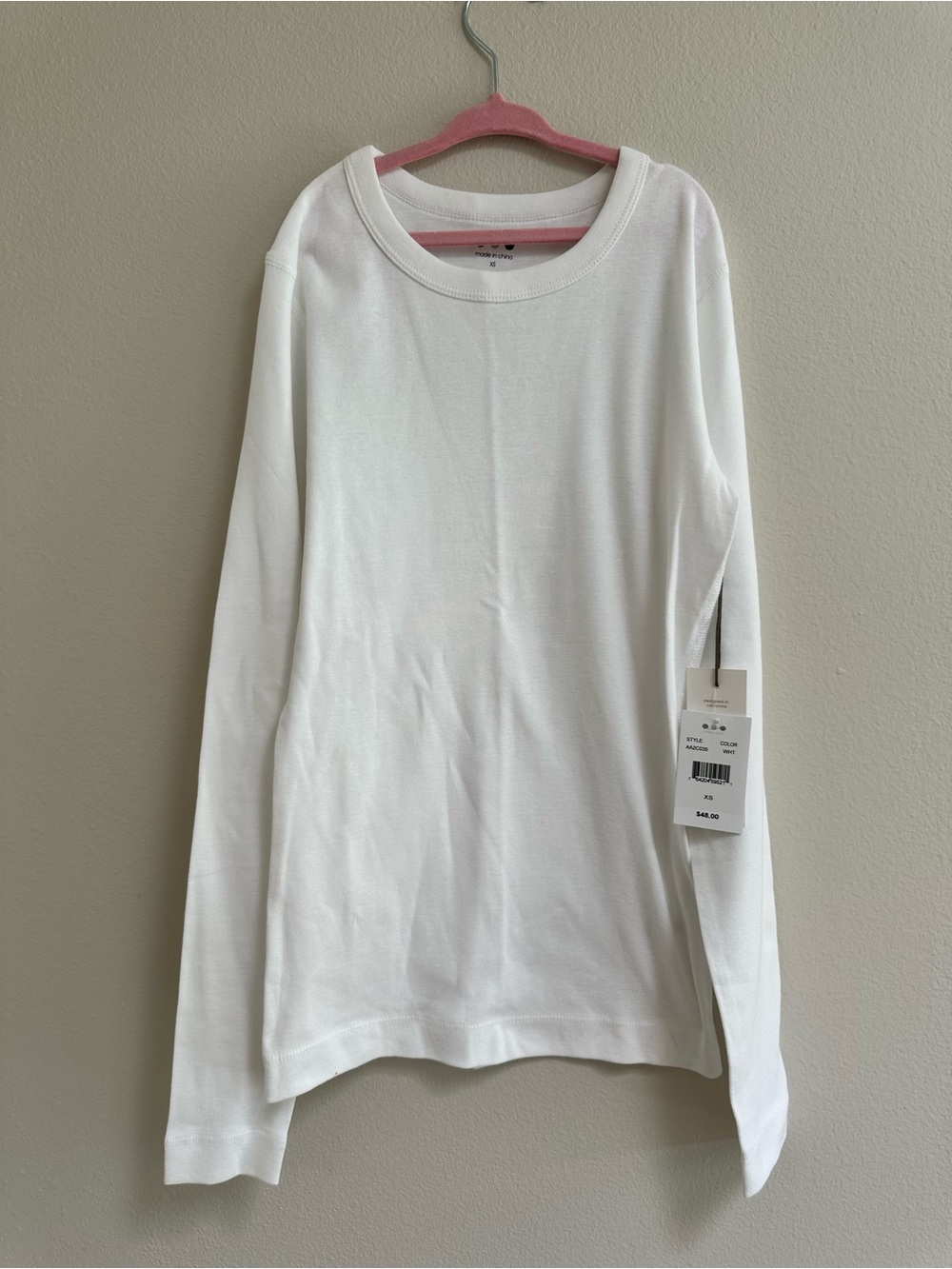 Three Dots Long Sleeve Tee Bundle XS White Gray NWT/NWOT